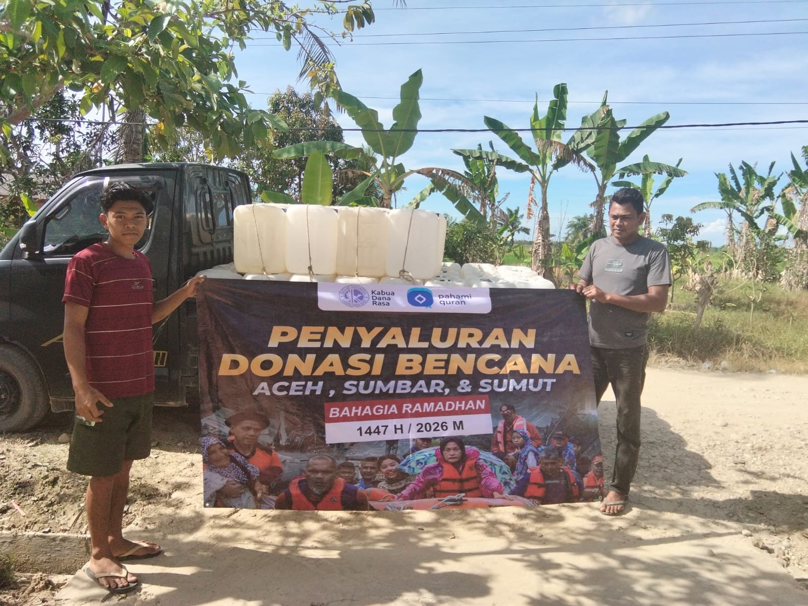 Penyaluran air bersih untuk masyarakat desa di kecamatan banda mulia