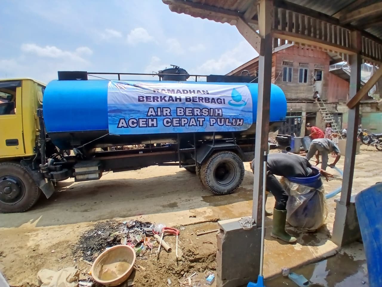 Air Bersih untuk Penyintas, Menguatkan Harapan di Pengungsian